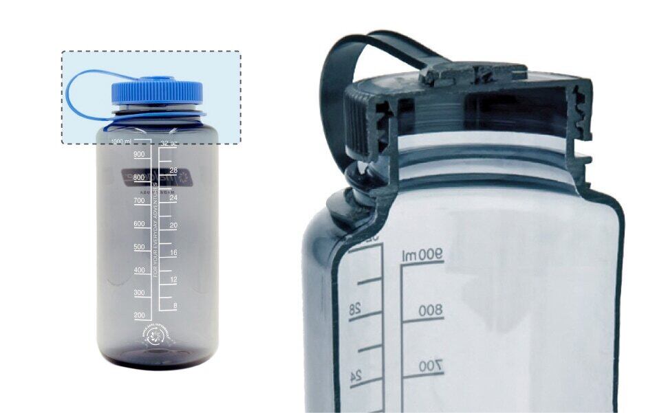 nalgen ナルゲン】広口1.0L Tritan Renew ランドスケープ〈ムーン