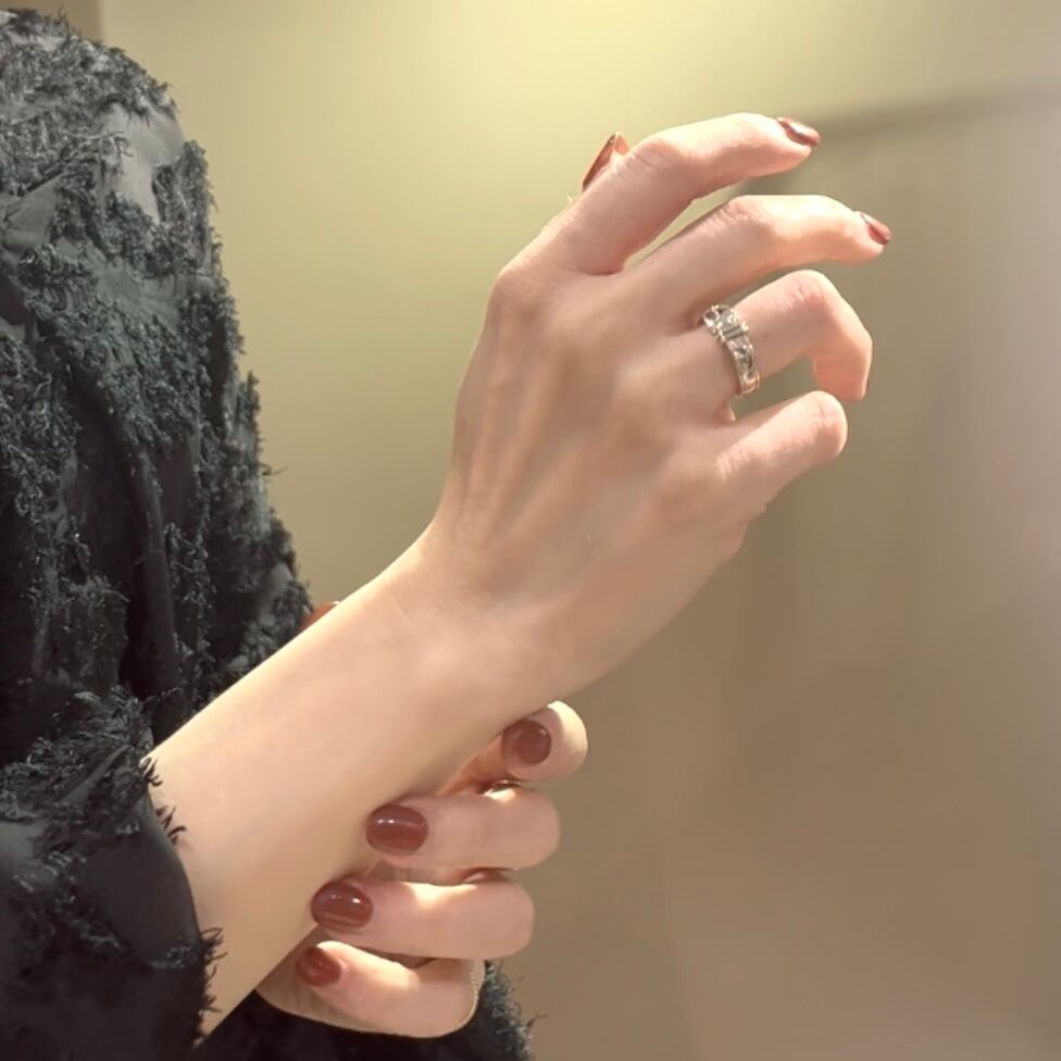 希少ヴィンテージエルメス ヒストリーリング12号 52号　指輪 HERMES 希少ヴィンテージエルメス ヒストリーリング12号 52号 指輪 HERMES