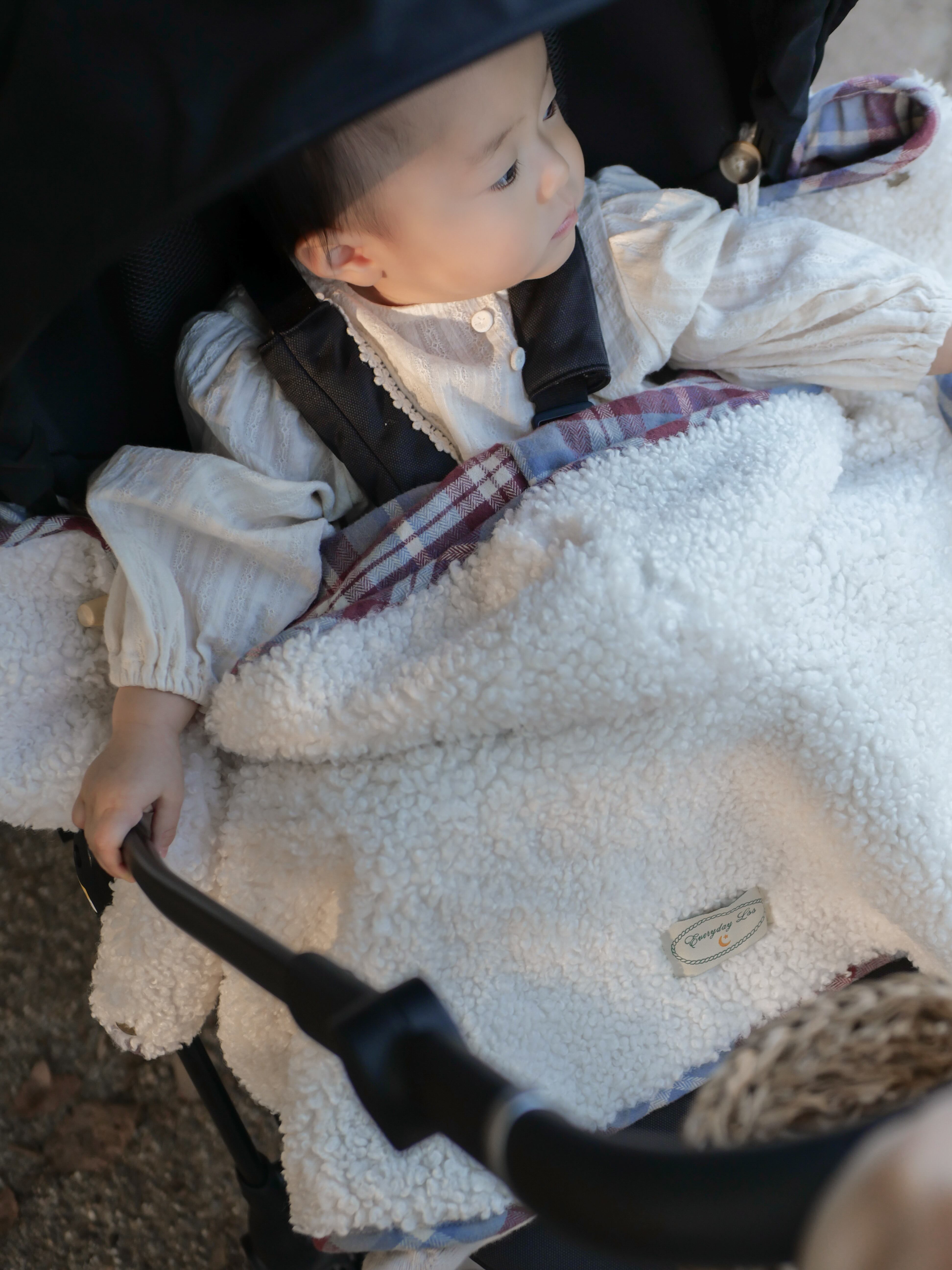 ベビーカーに取り付けブランケット代わりに♡