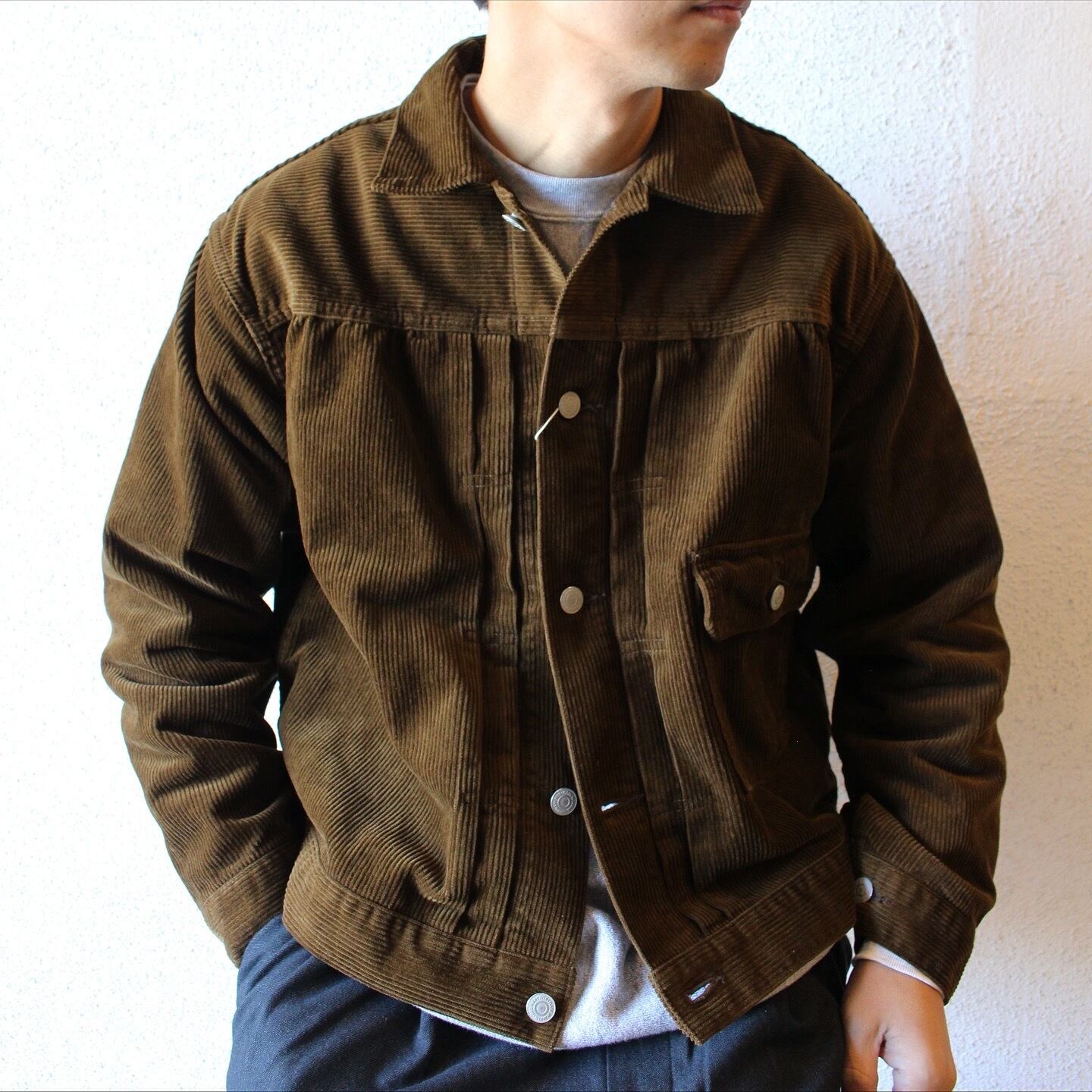 ordinary fits コーデュロイジャケット サイズ2 Ordinaryfits】CORDUROY JACKET オーディナリーフィッツ コーデュロイ