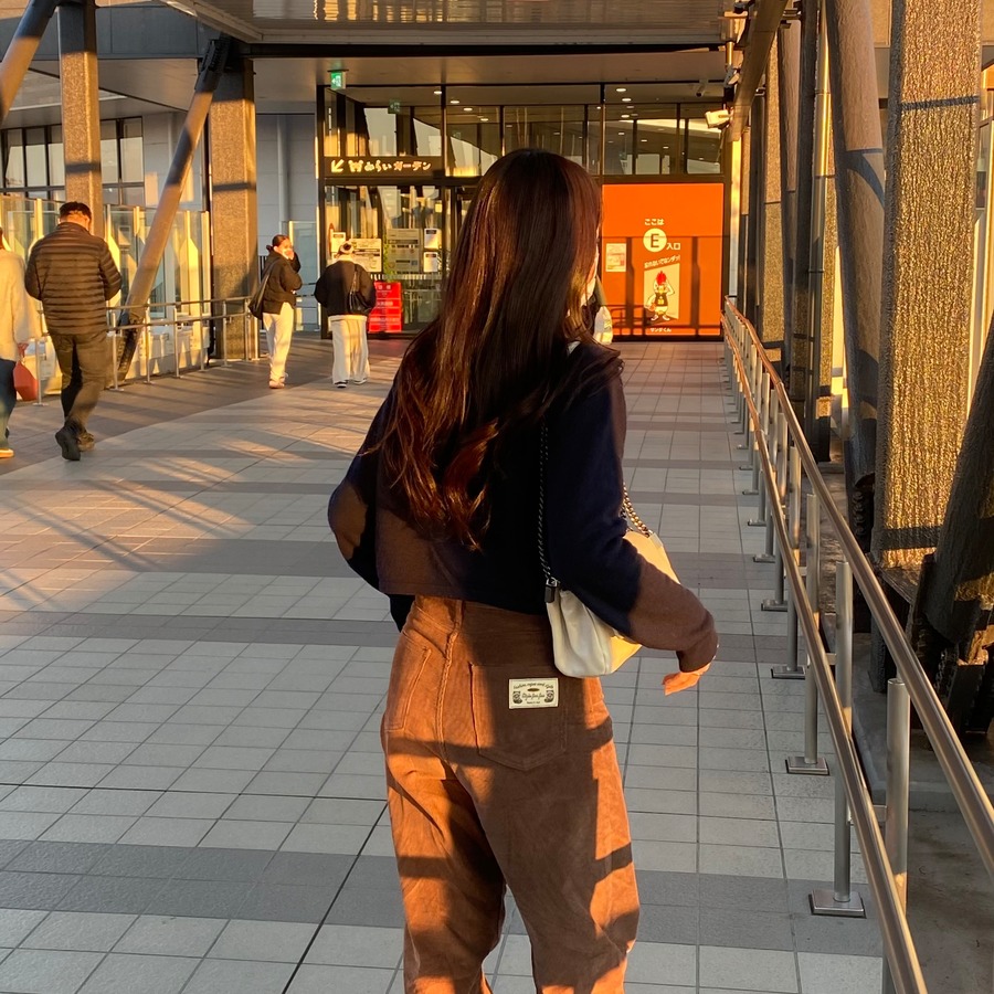 158cm navy F着用
