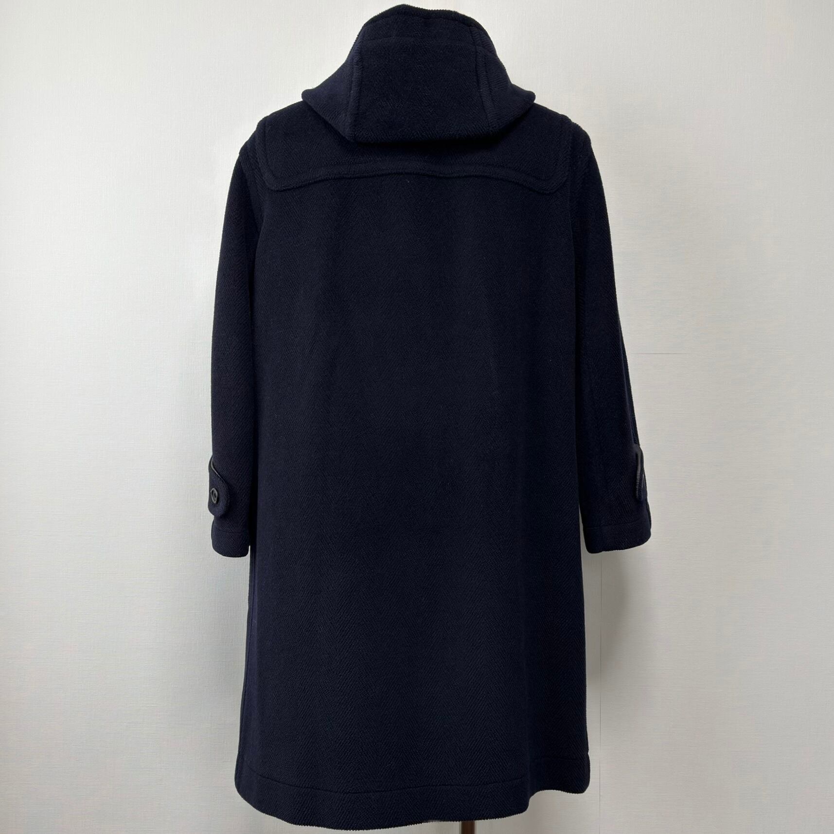 OLD ENGLAND 80-90s イギリス製 ヘリンボーン ウール ダッフルコート