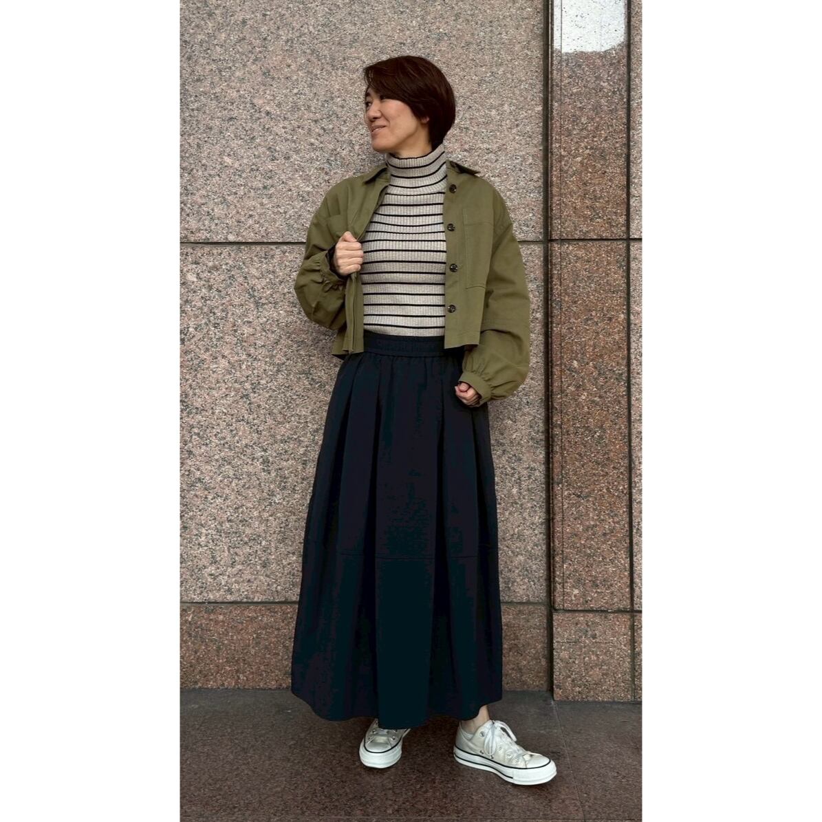 福岡店  154cm  /  着用カラー ベージュ系