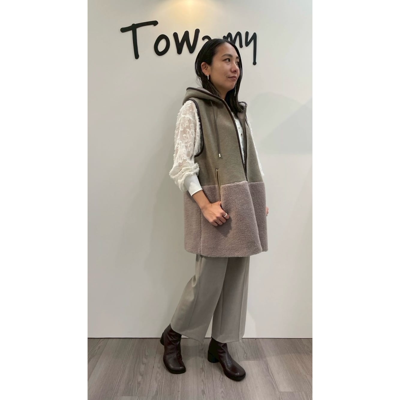 新宿店  158cm  /  着用カラー BEG