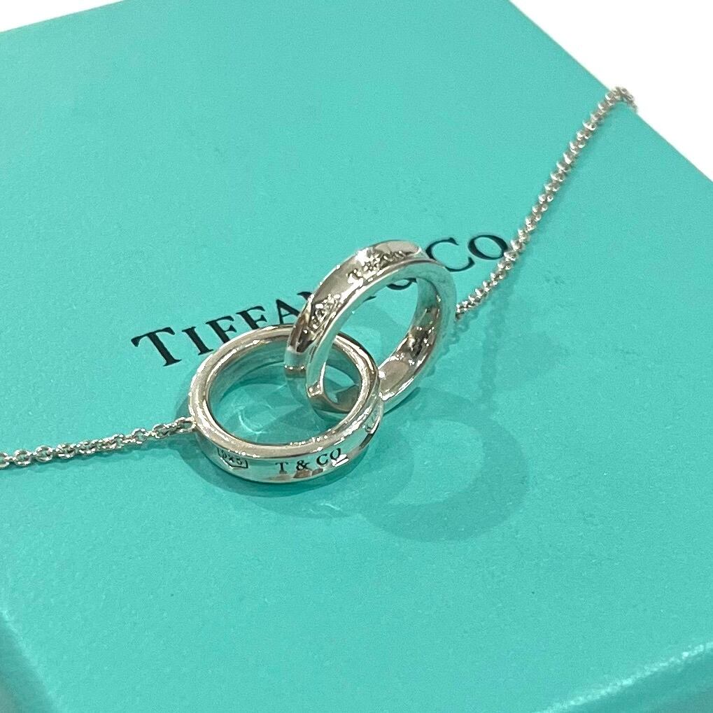 TIFFANY&CO.】T1985 インターロッキングサークル ネックレス／シルバー