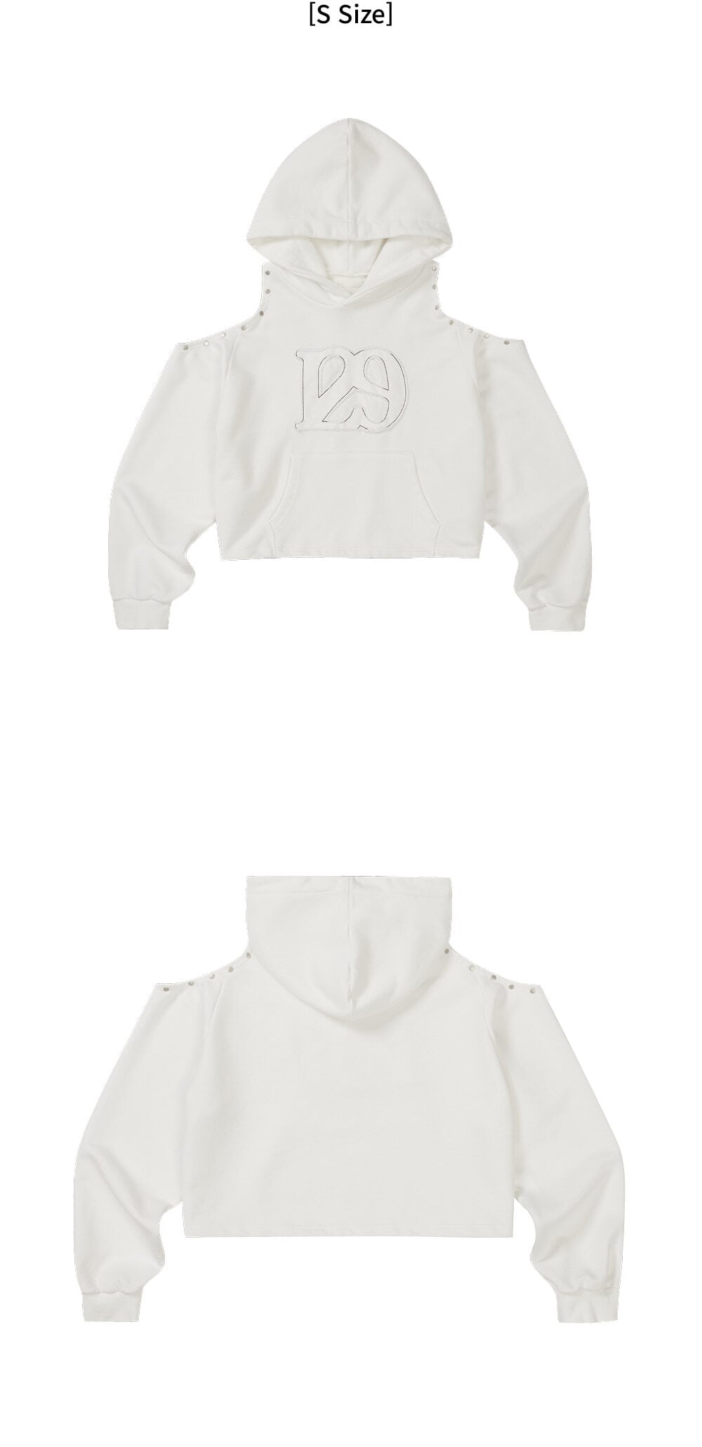 ★ILLIT ミンジュ 着用！！【ILLIGO】129 CUTOUT OVERFIT HOODIE - 4COLOR