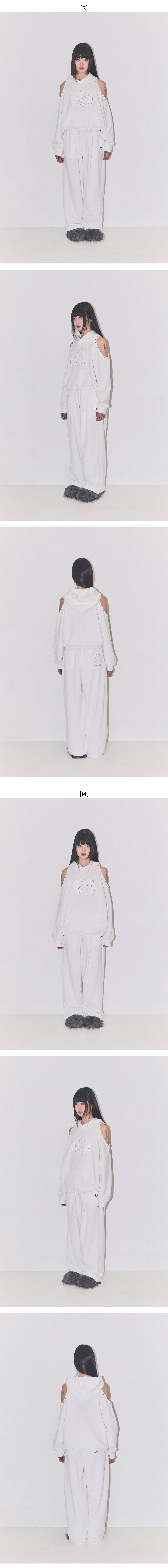 ★ILLIT ミンジュ 着用！！【ILLIGO】129 CUTOUT OVERFIT HOODIE - 4COLOR