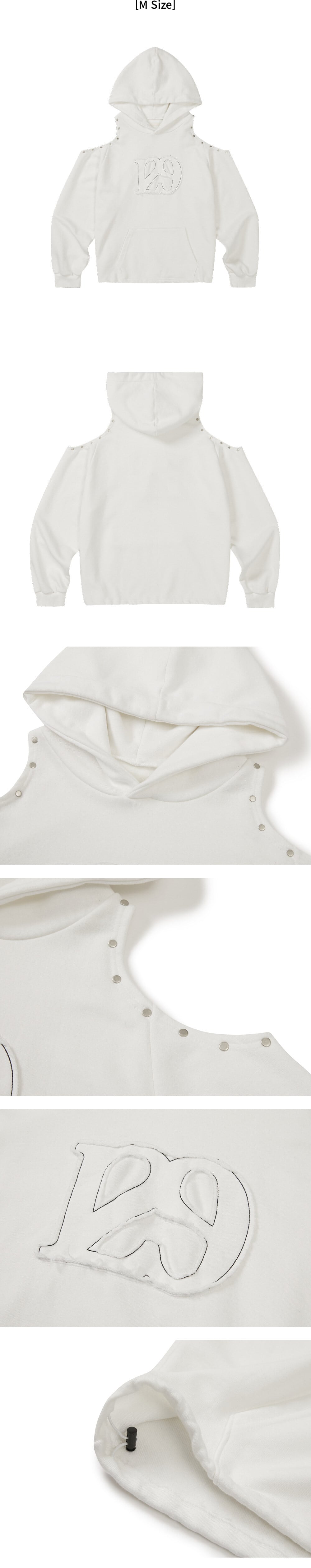 ★ILLIT ミンジュ 着用！！【ILLIGO】129 CUTOUT OVERFIT HOODIE - 4COLOR