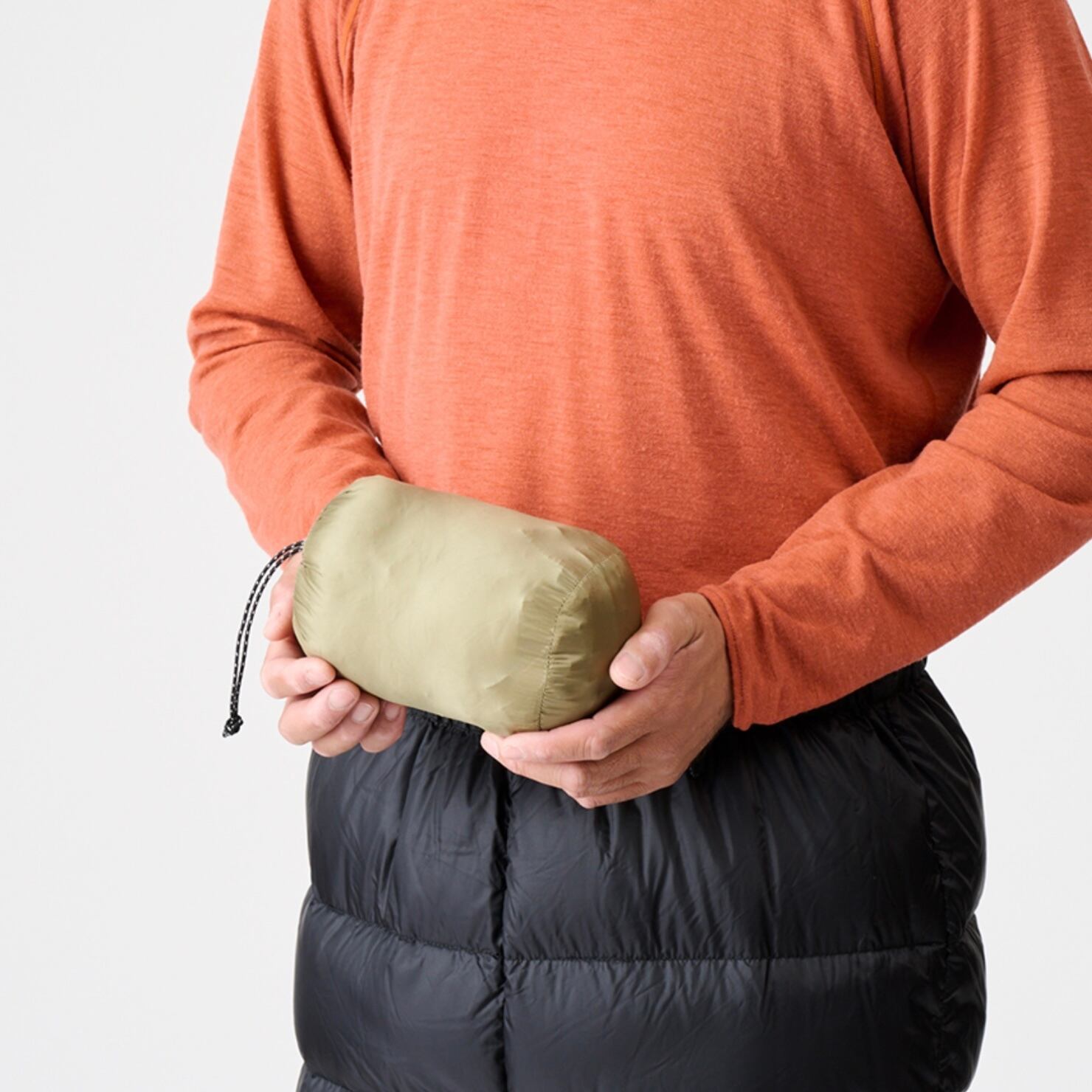 スタッフサックにコンパクトに収納可能