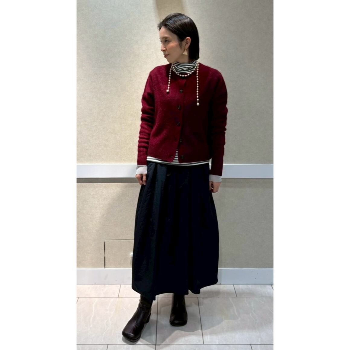 浦和店  157cm  /  着用カラー OFF WHITE