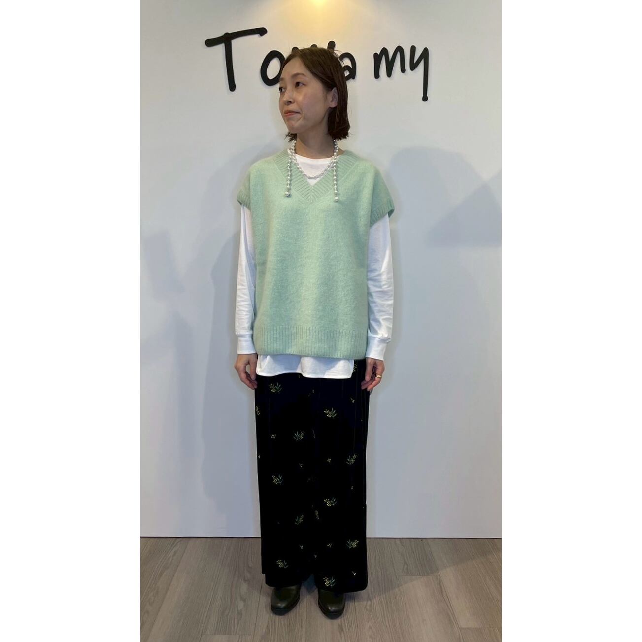 新宿店  162cm  /  着用カラー WHITE