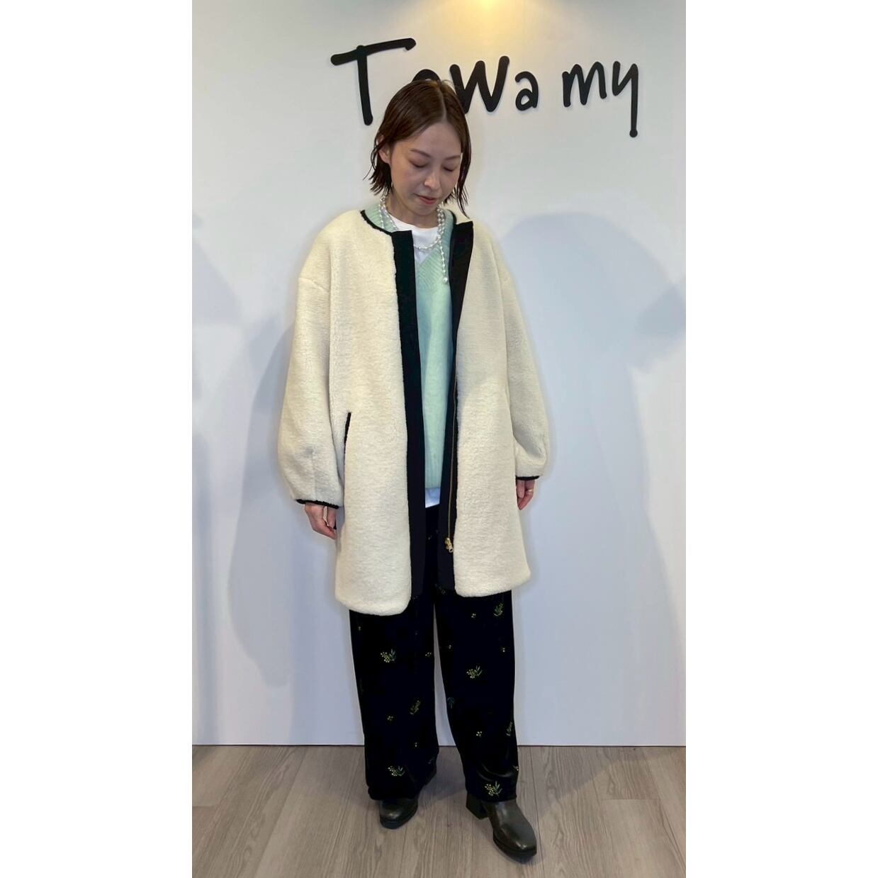 新宿店  162cm  /  着用カラー WHITE