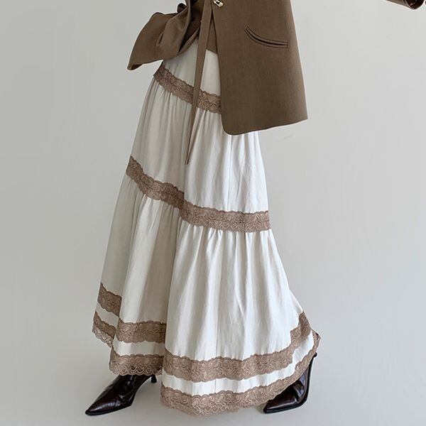 ホワイト/ブラウン