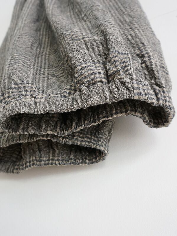 tumugu: コットンウールグレンチェック バルーンパンツ | Fimpen+Nul