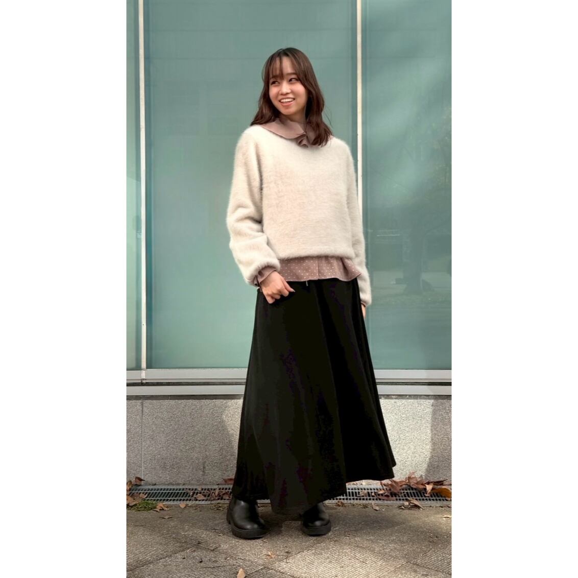 福岡店  163cm  /  着用カラー BEIGE