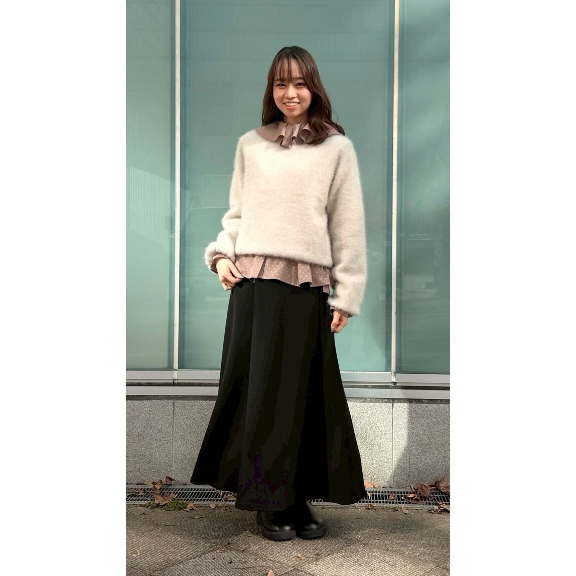 福岡店  163cm  /  着用カラー BEIGE