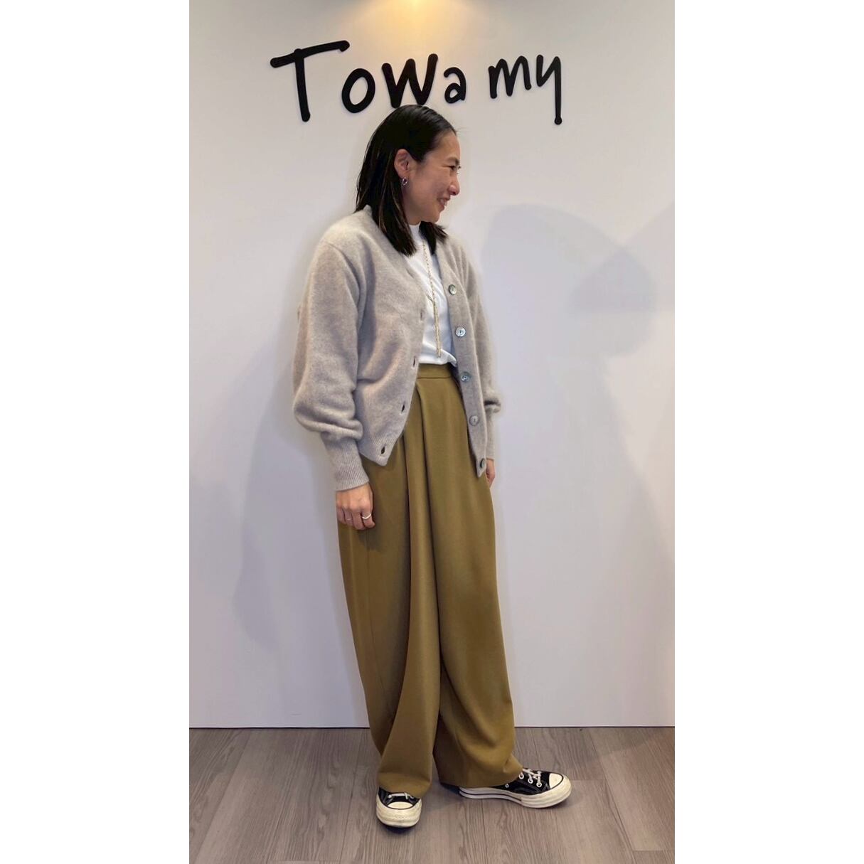 新宿店  158cm  /  着用カラー camel