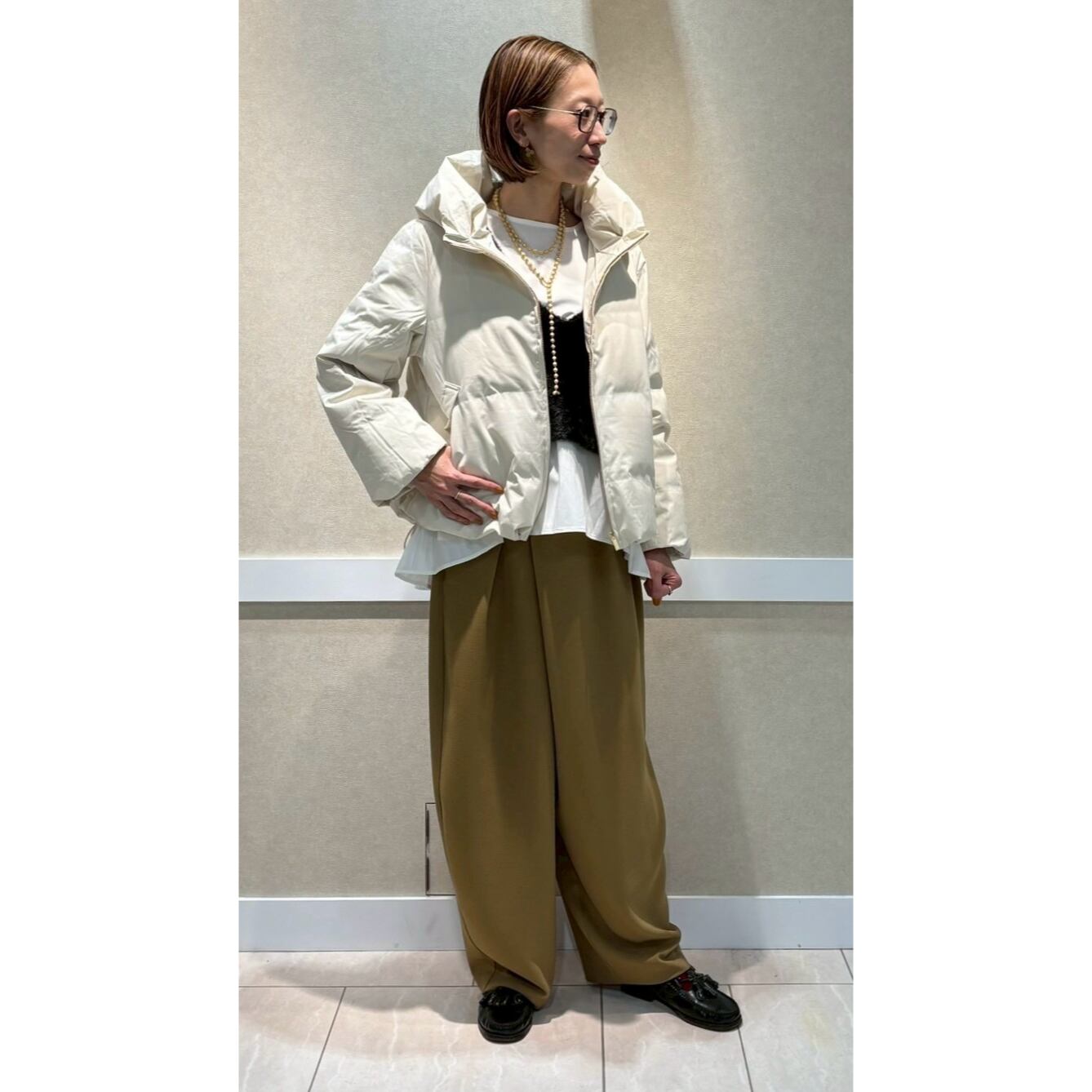 浦和店  165cm  /  着用カラー camel