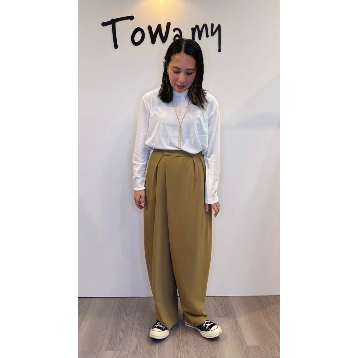 新宿店  158cm  /  着用カラー camel