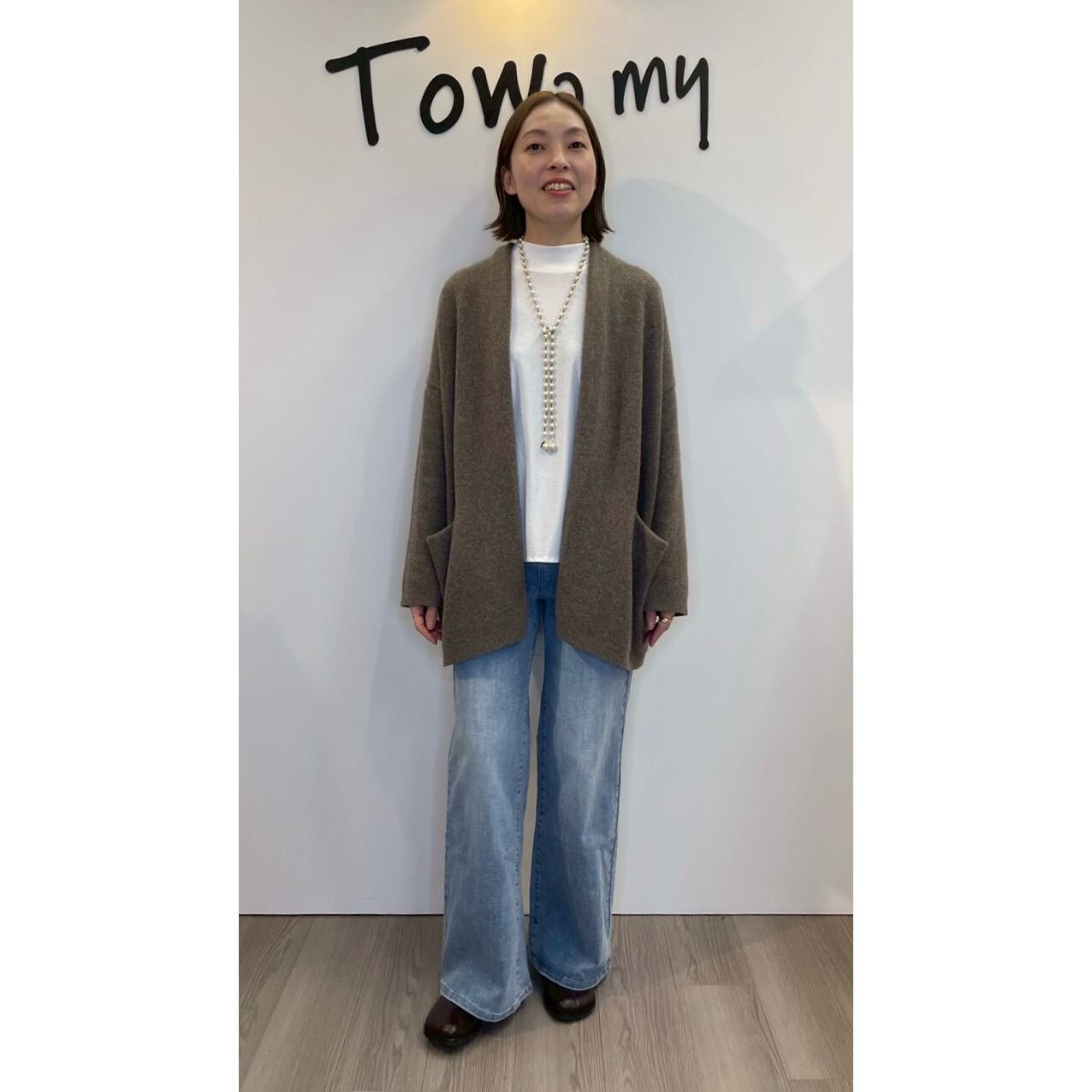 新宿店  162cm  /  着用カラー モカグレー