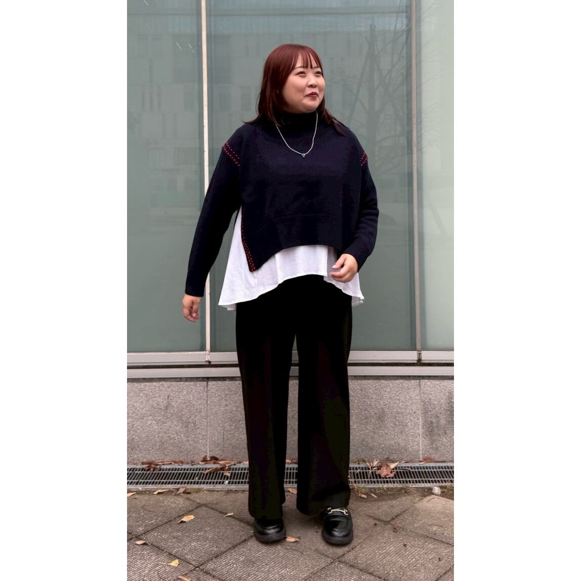 福岡店  165cm  /  着用カラー NAVY