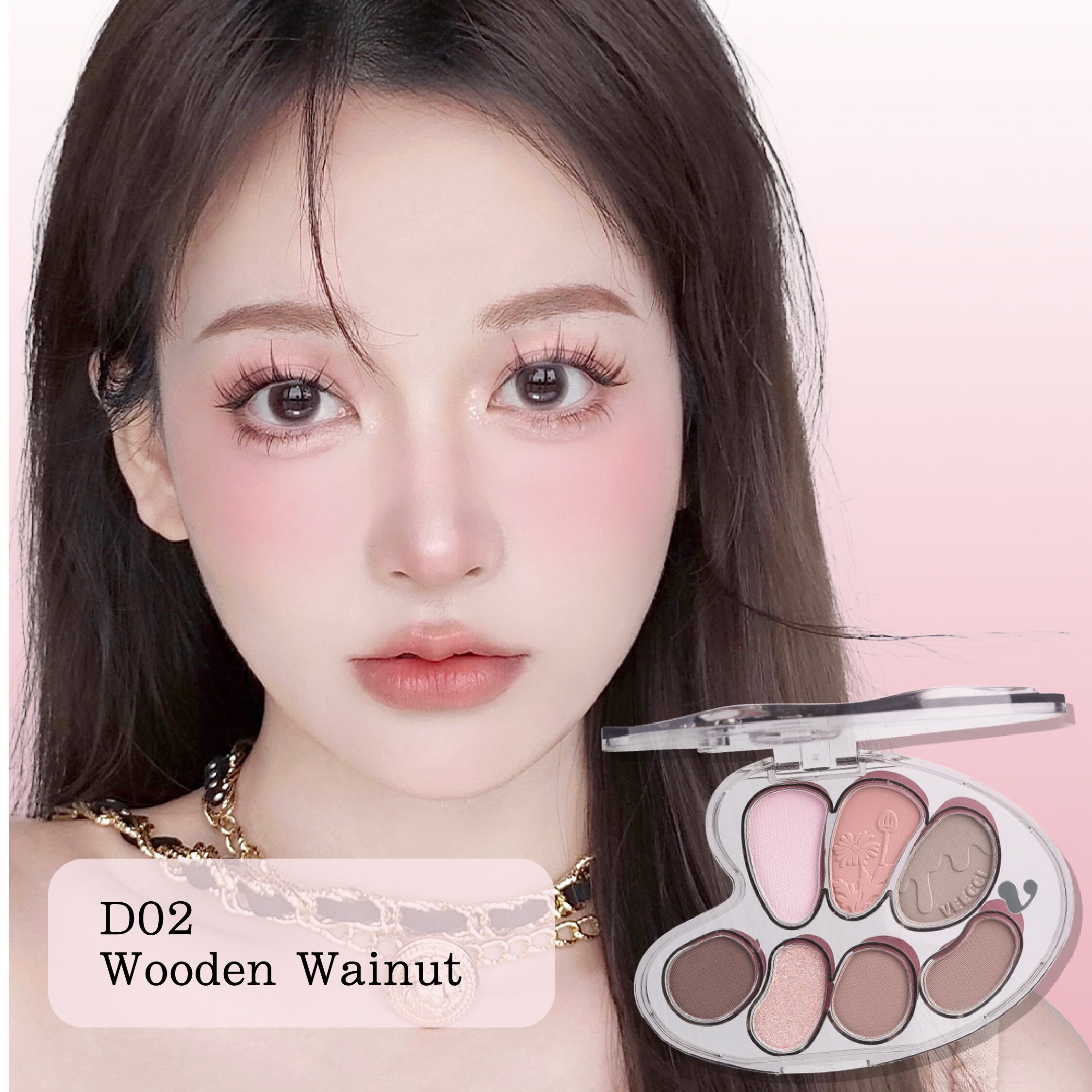 VEECCI アーティスト7色アイシャドウパレット | ブリリアントプラス