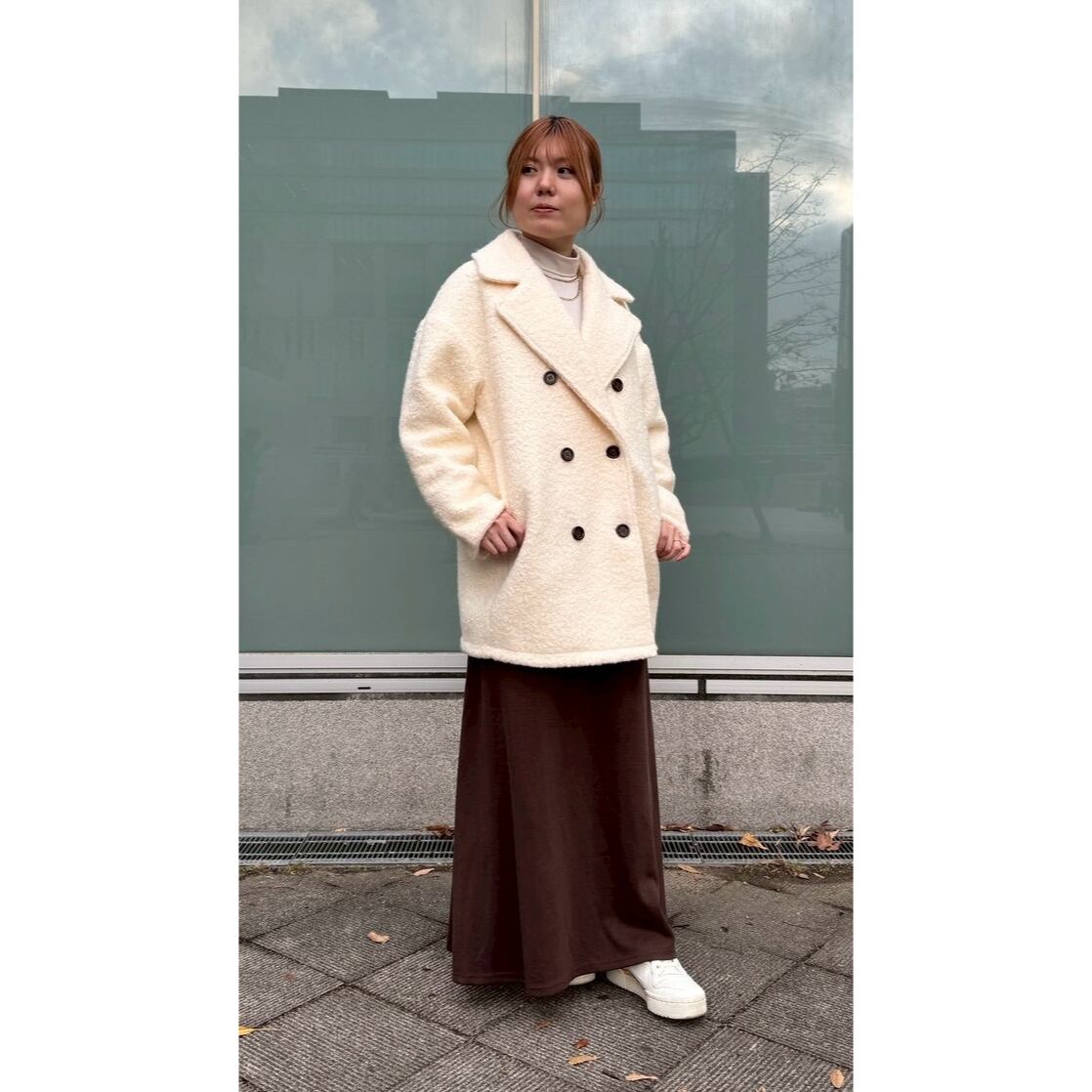福岡店  160cm  /  着用カラー OFF WHITE