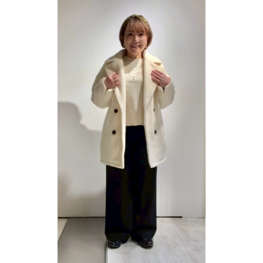 千葉店  154cm  /  着用カラー OFF WHITE