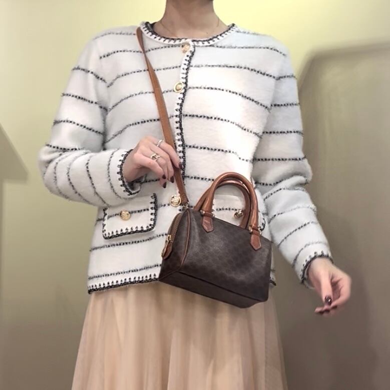 希少サイズ 【CELINE 】2044 ヴィンテージセリーヌ マカダム柄 2way