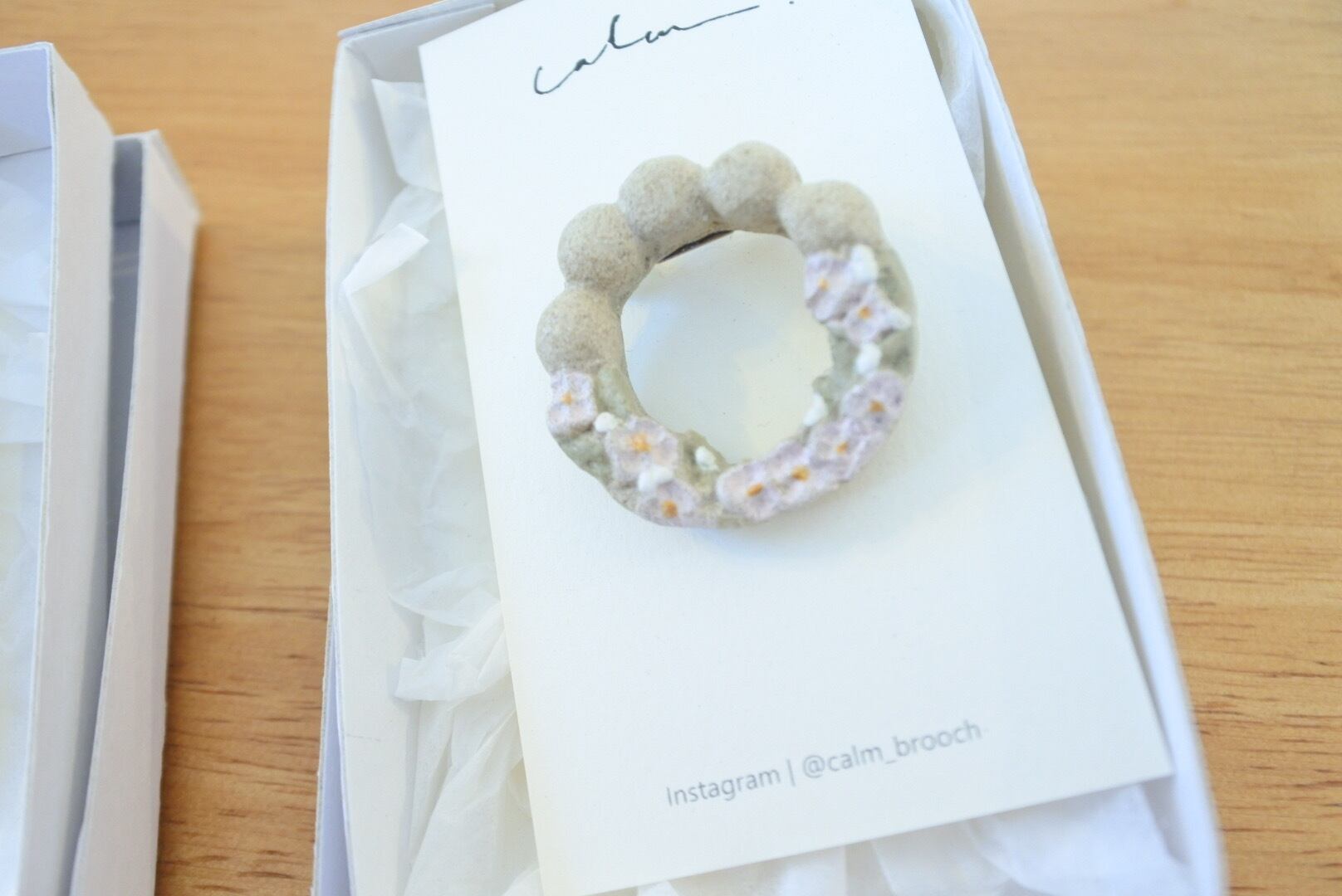 ナチュラルリース　ピンク