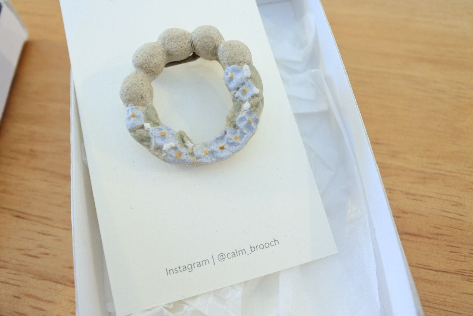 ナチュラルリース　ブルー