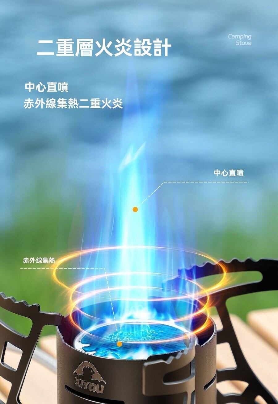 A100.アウトドア 分割式 カセットコンロ 折りたたみ キャンプ用 防風