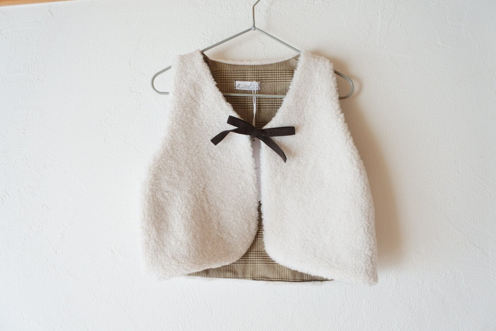 ホワイト×チェック