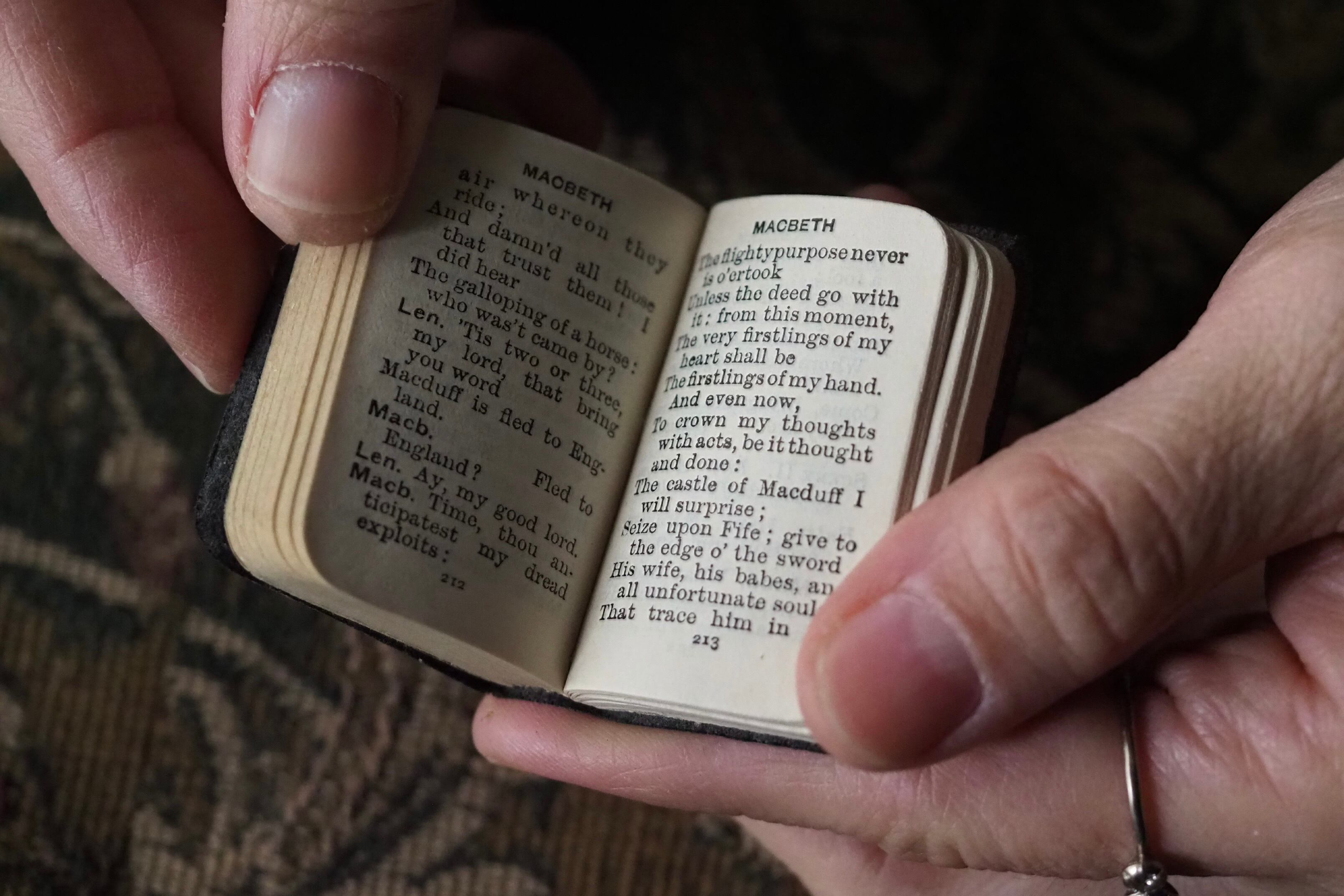 * antique mini book ❀ ミニブック シェイクスピア 豆本 シェイクスピアまめ本-vintage Shakespeare miniature book