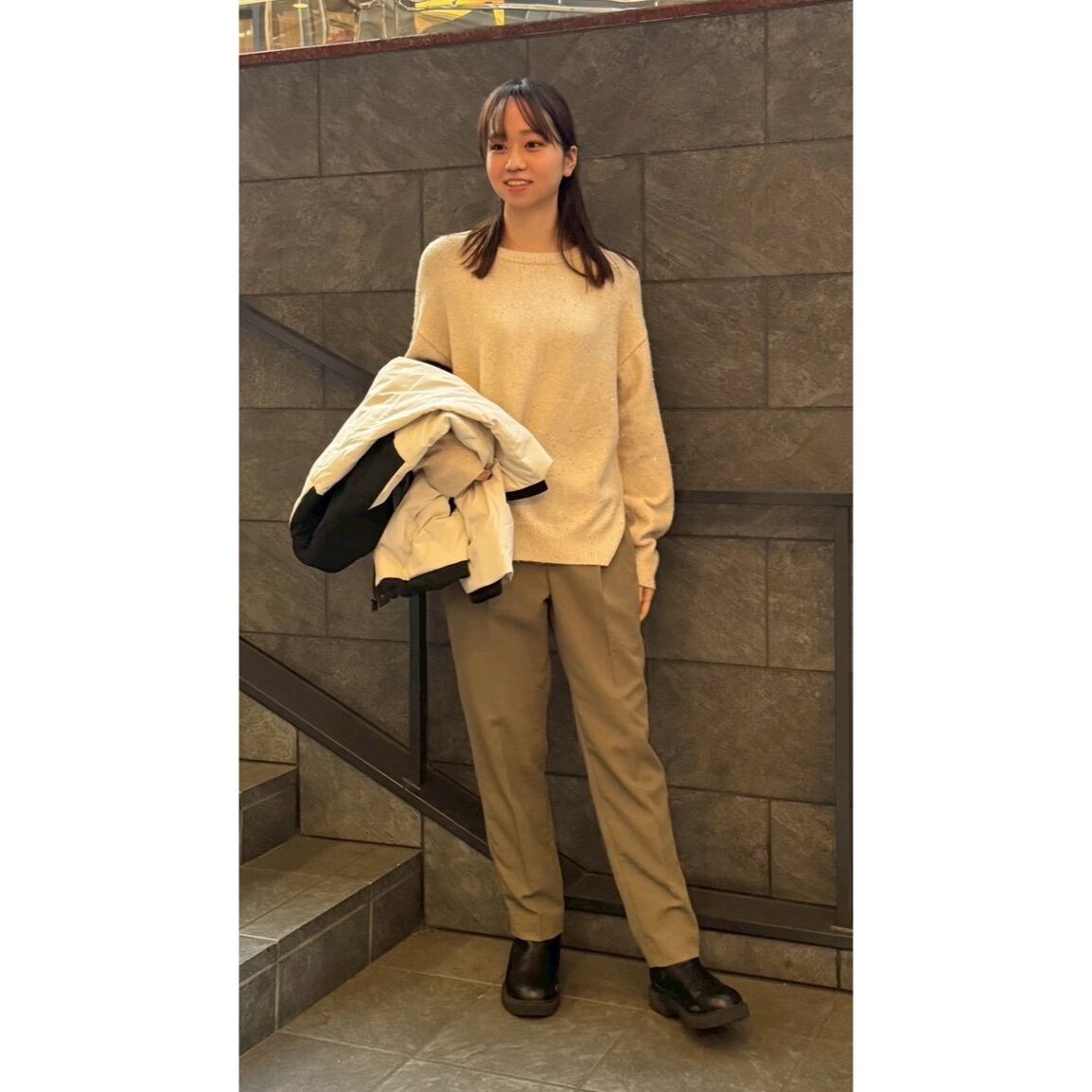 福岡店 163cm  /  着用カラー khk