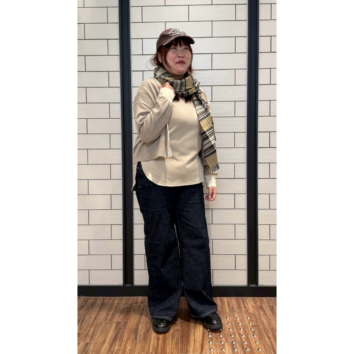 福岡店 165cm  /  着用カラー ベージュ系