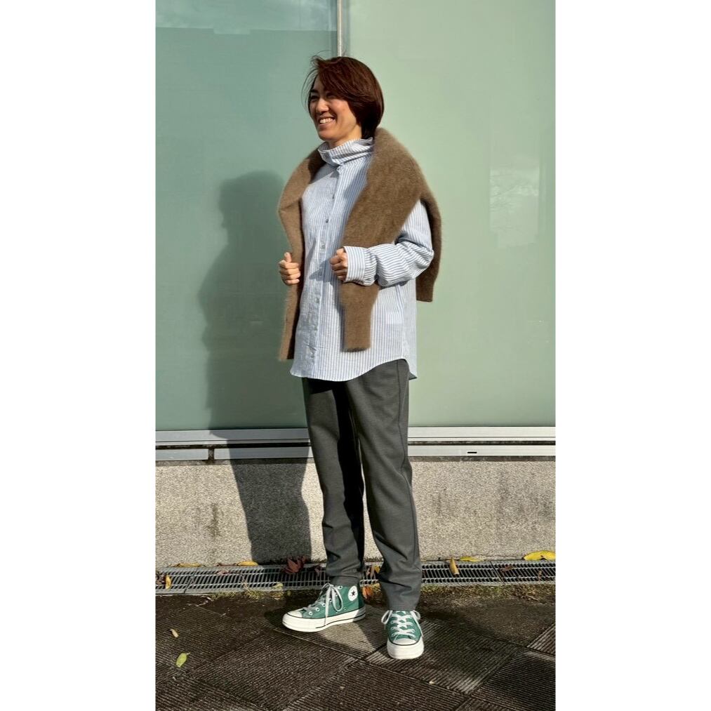 福岡店 154cm  /  着用カラー サックス系