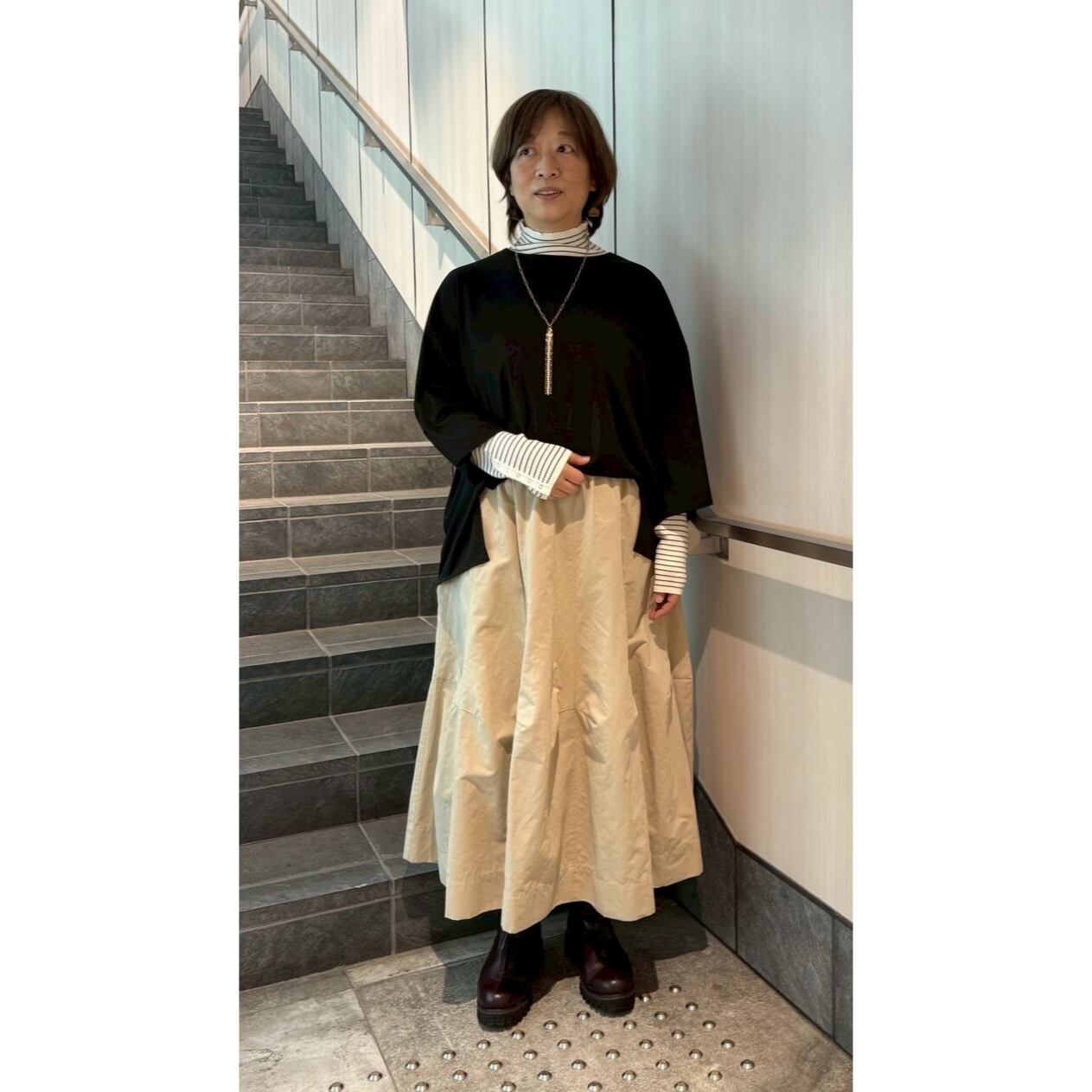 福岡店 159cm  /  着用カラー ブラック