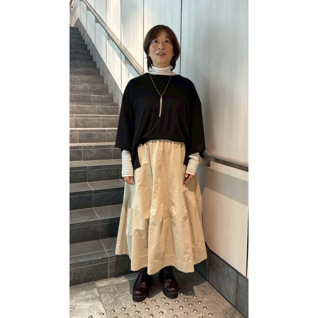 福岡店 159cm  /  着用カラー ブラック