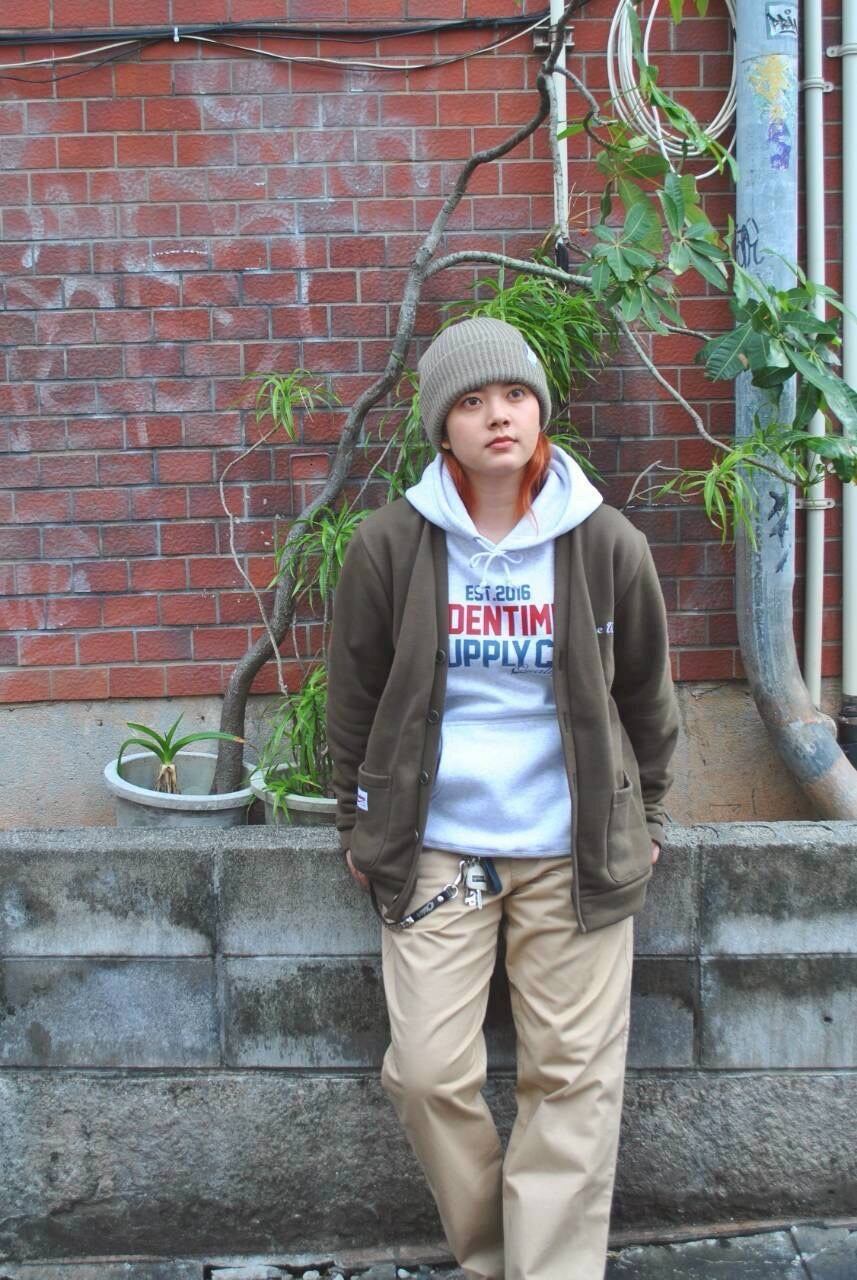 KHAKI:164cmLサイズ着用