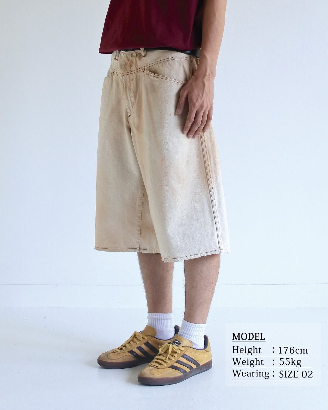 ANACHRONORM / FRONT YORK DENIM SHORTS | GANKO