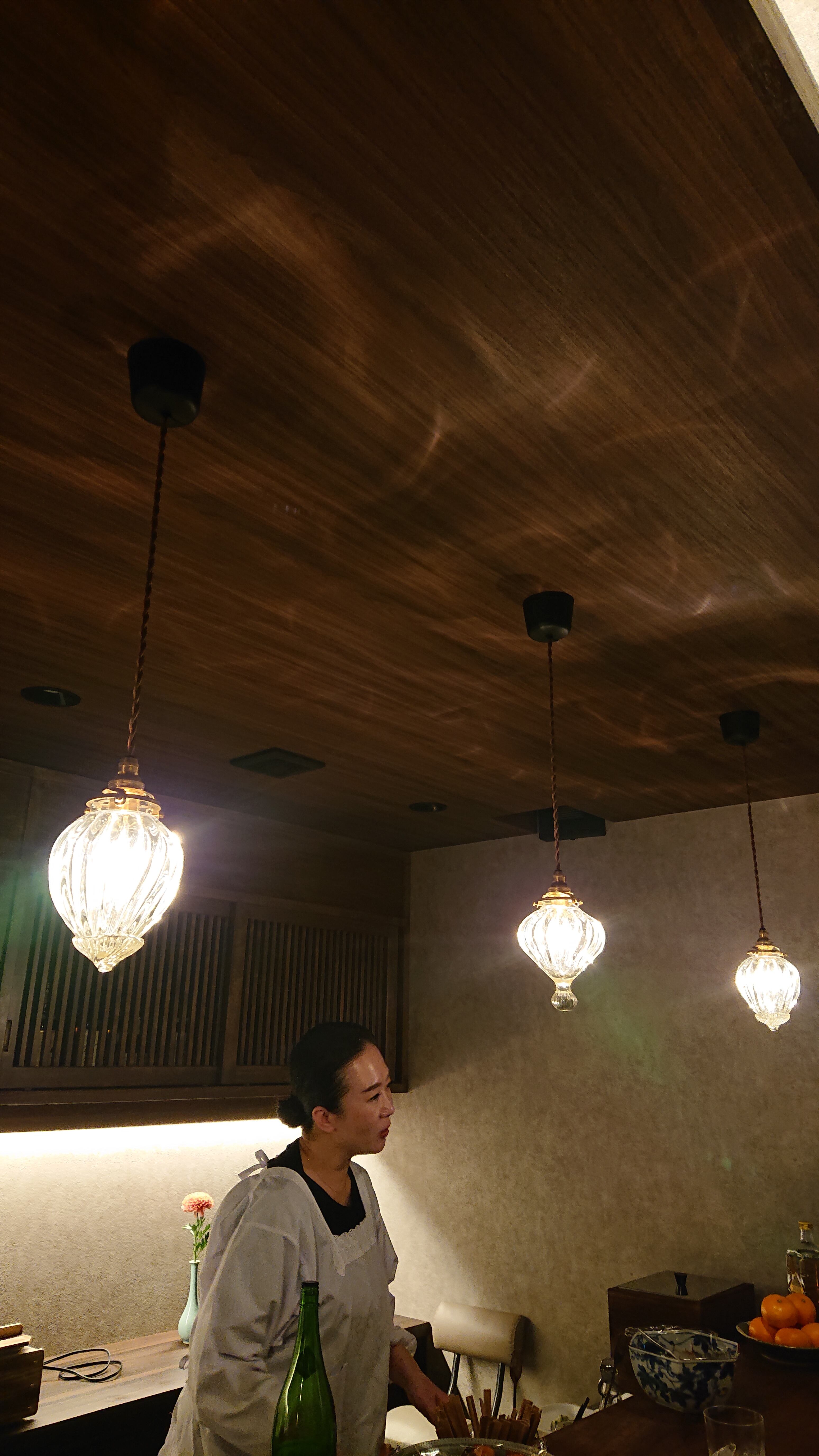 キッチンカウンターの上