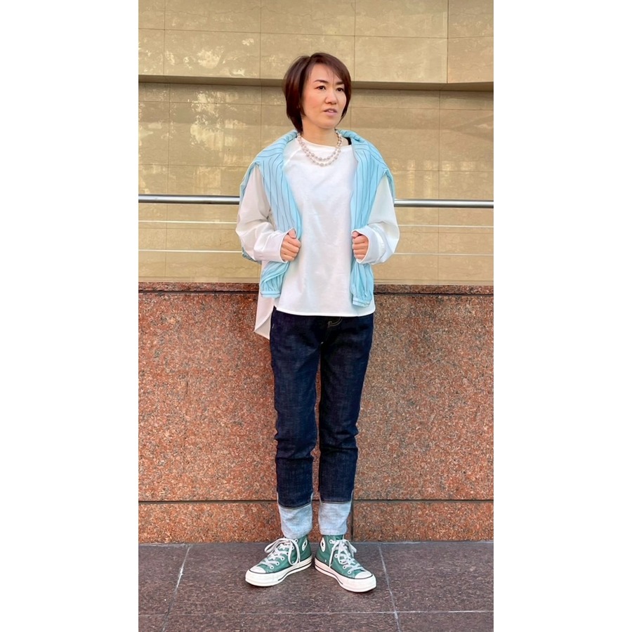 福岡店 154cm  /  着用カラー indigo