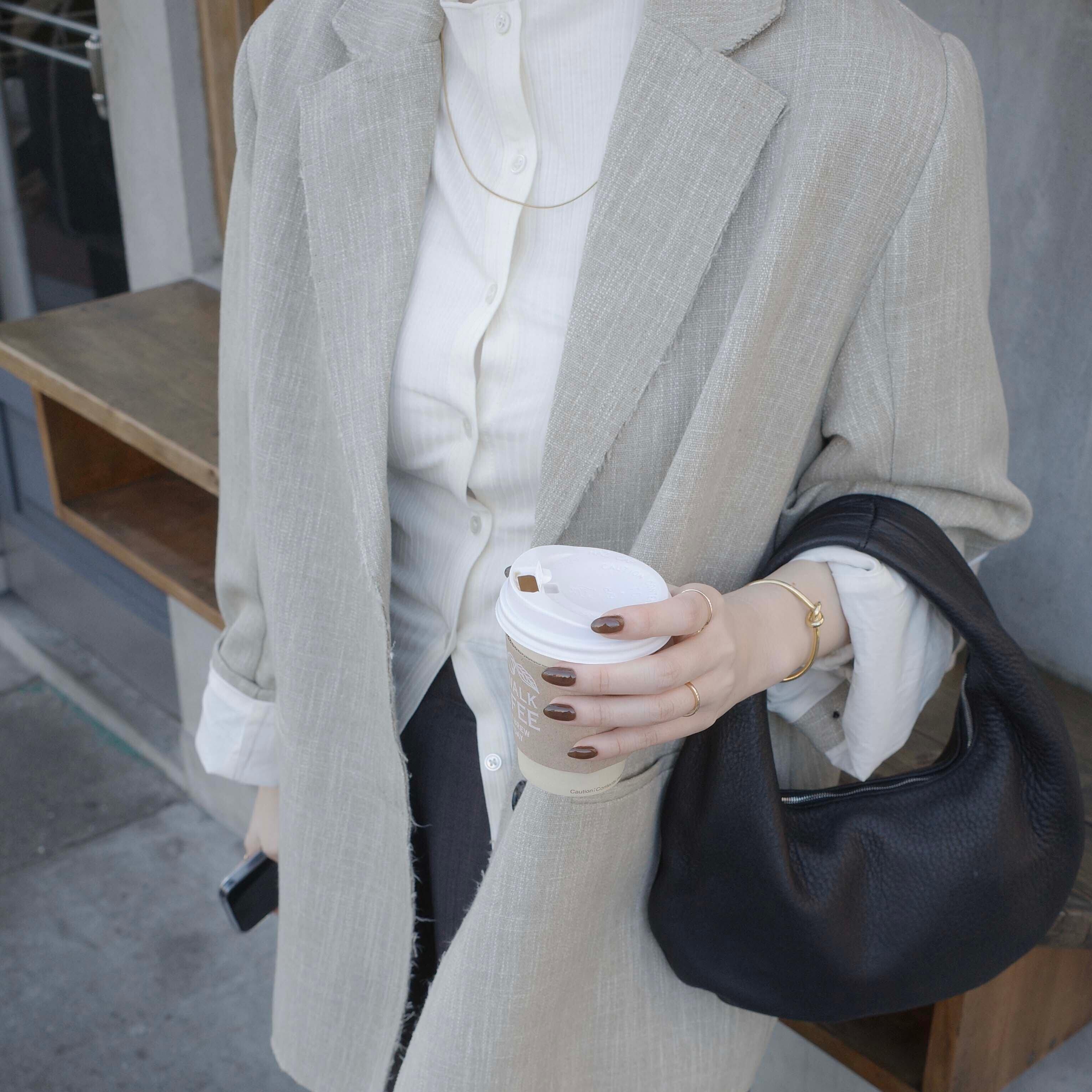 DU260514 Cut Off Design Jacket 【set up可】【Re Stock】 | dium.