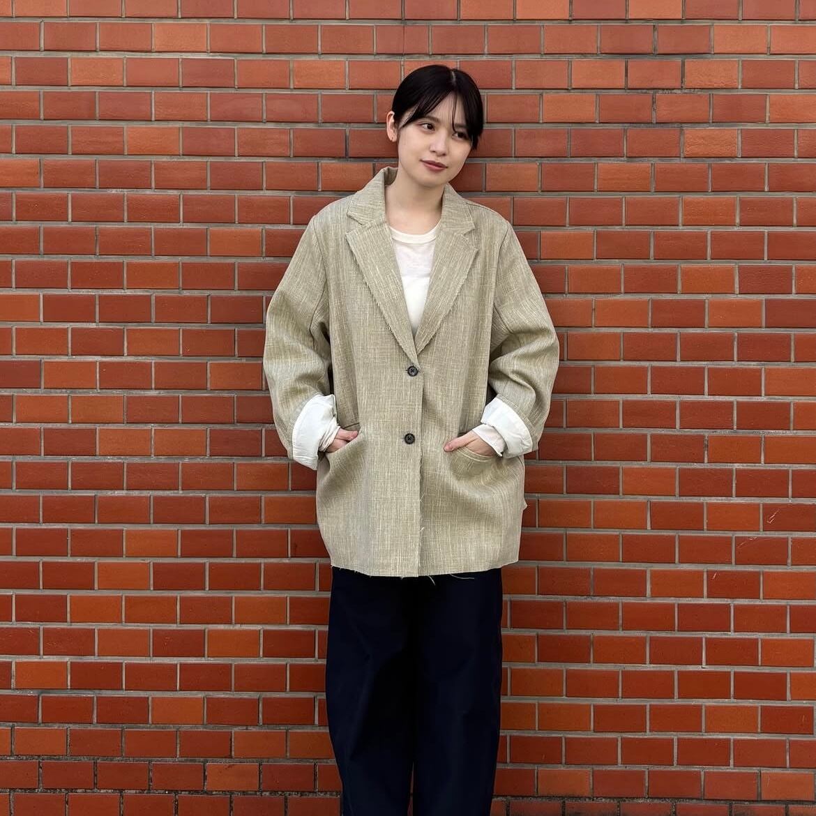 DU260514 Cut Off Design Jacket 【set up可】【Re Stock】 | dium.