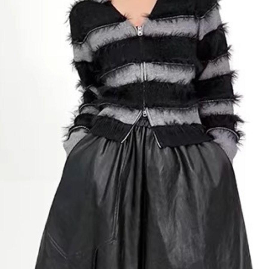 グレー×ブラック