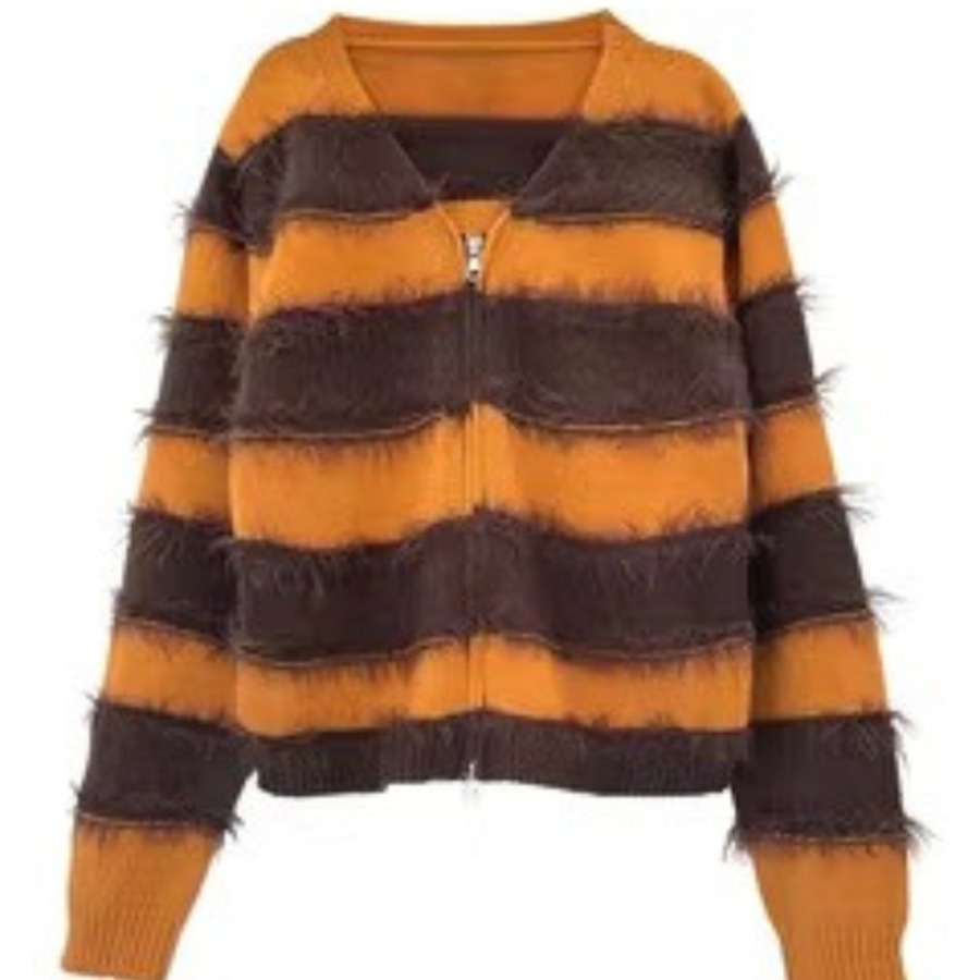 オレンジ×ブラウン