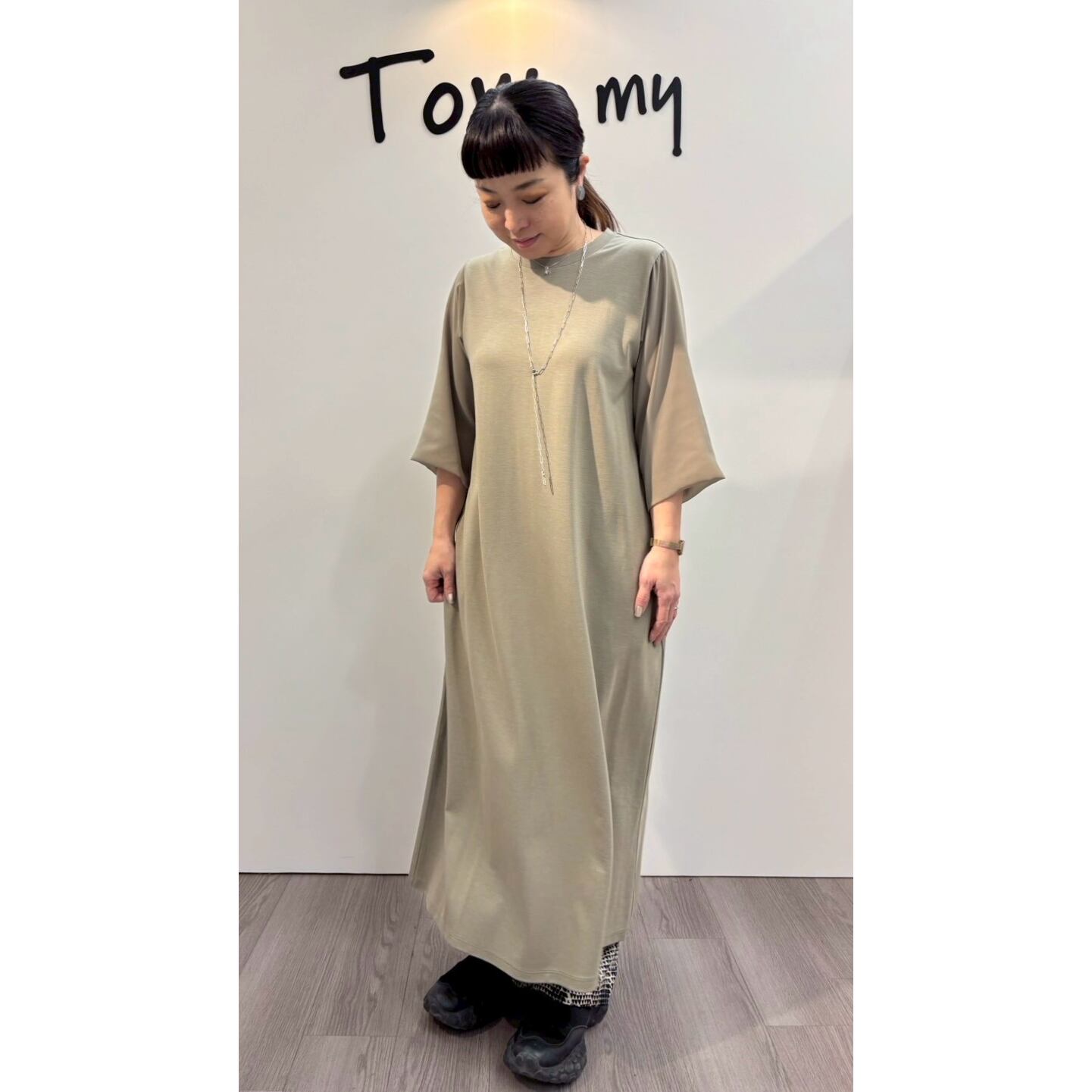 袖シアーワンピース | トワミーオンラインショップ