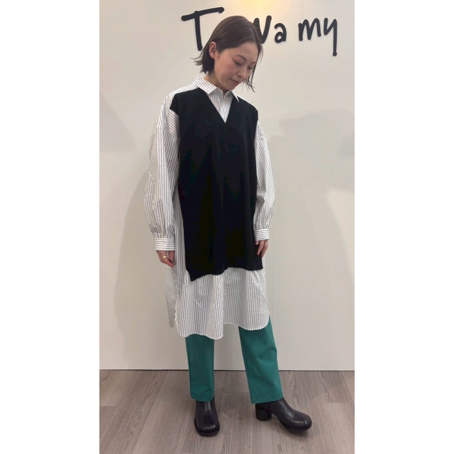 新宿店 162cm  /  着用カラー  ビリジアン