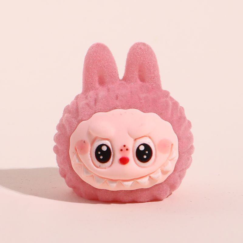 50%OFFで超お得！たっぷり10個入り】labubu ラブブ フェルト風ミニ